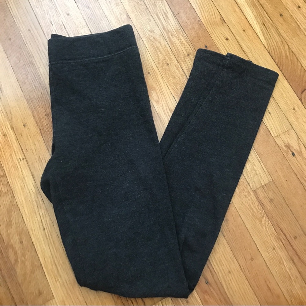 AEO dark gray hi-rise leggings